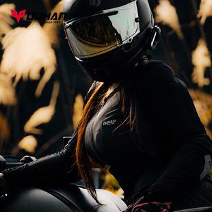 杜汉机车骑行服气流护甲衣拉力机车防摔夏季透气防护骑士服男女