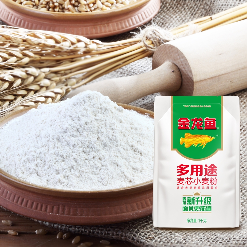 金龙鱼多用途麦芯小麦面粉1kg
