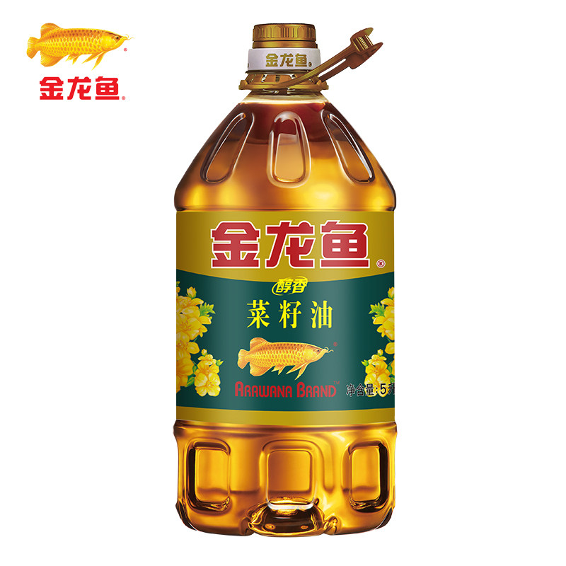 金龙鱼菜籽油醇香菜籽纯香菜籽油5L家用炒菜烹饪食用植物油大桶装,粮油调味/速食/干货/烘焙,菜籽油,淘宝优惠券,粉丝福利购,淘宝优惠卷