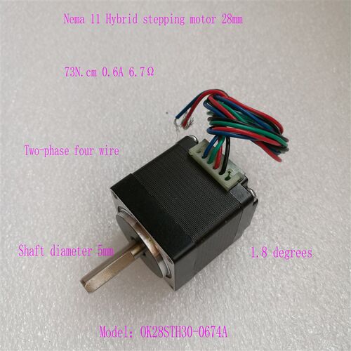 Nema11 Stepper Motor 28mm 1.828电机 机身30 OK28STH30-0674A