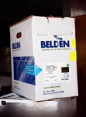 正品BELDEN美国百通六类网线非屏蔽双绞线7814A/7834ANC低烟无卤