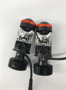 新款Y5 MAX汽车LED大灯双光透镜 H4汽车大灯超亮聚光大功率