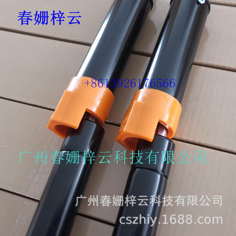 自锁带黄色保护套安全锁叉车跑步机用气弹簧液压支撑杆