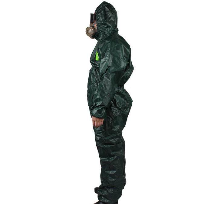 Microgard/微护佳MC4000绿色双袖连体防护服GR40-T-99-111