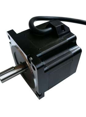 86步进电机/86BYGH两相步进电机雕刻机 80mm机身4A 4.5Nm 键槽