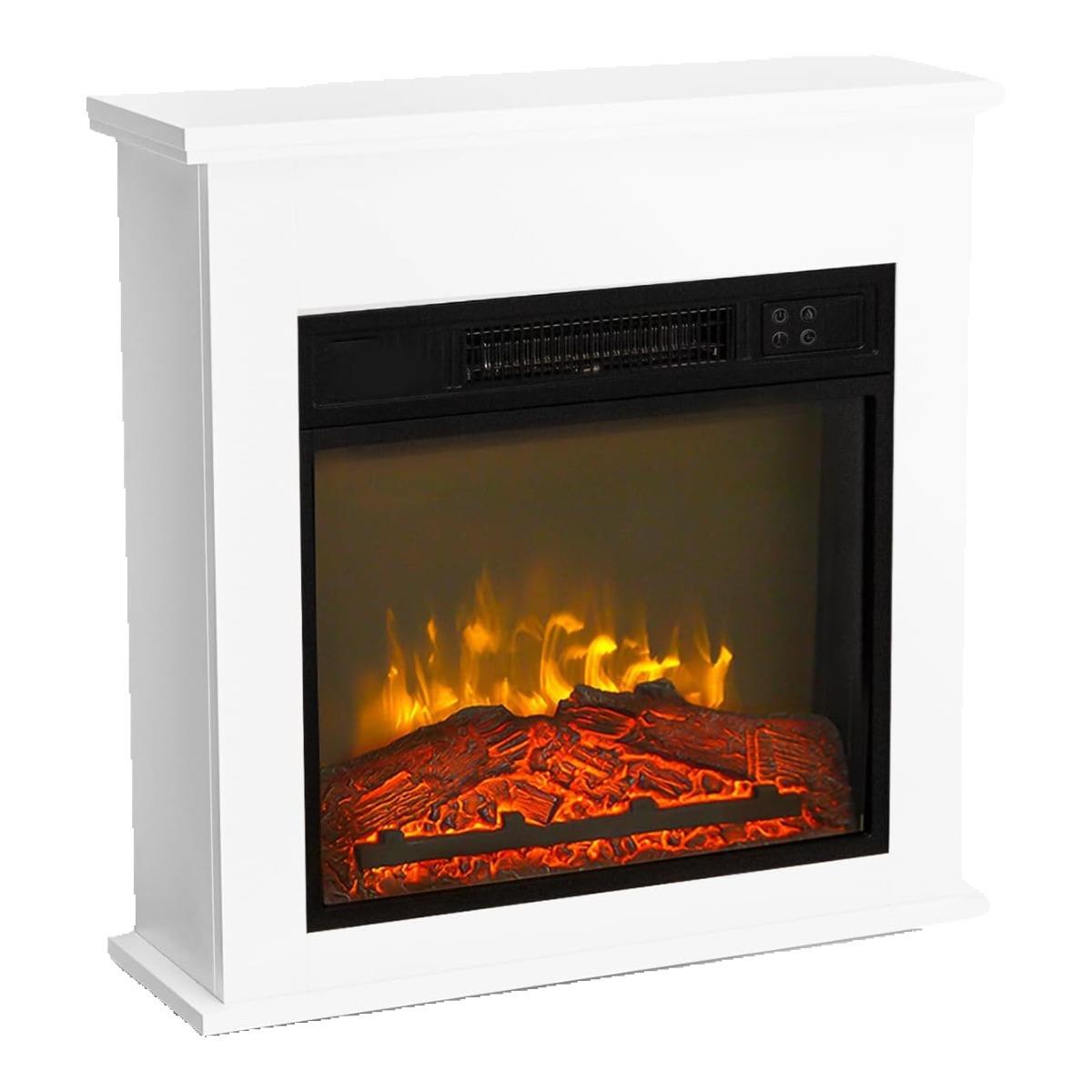 跨境边柜客厅家具电子壁炉家用装饰落地奶油风电视柜法式壁炉架