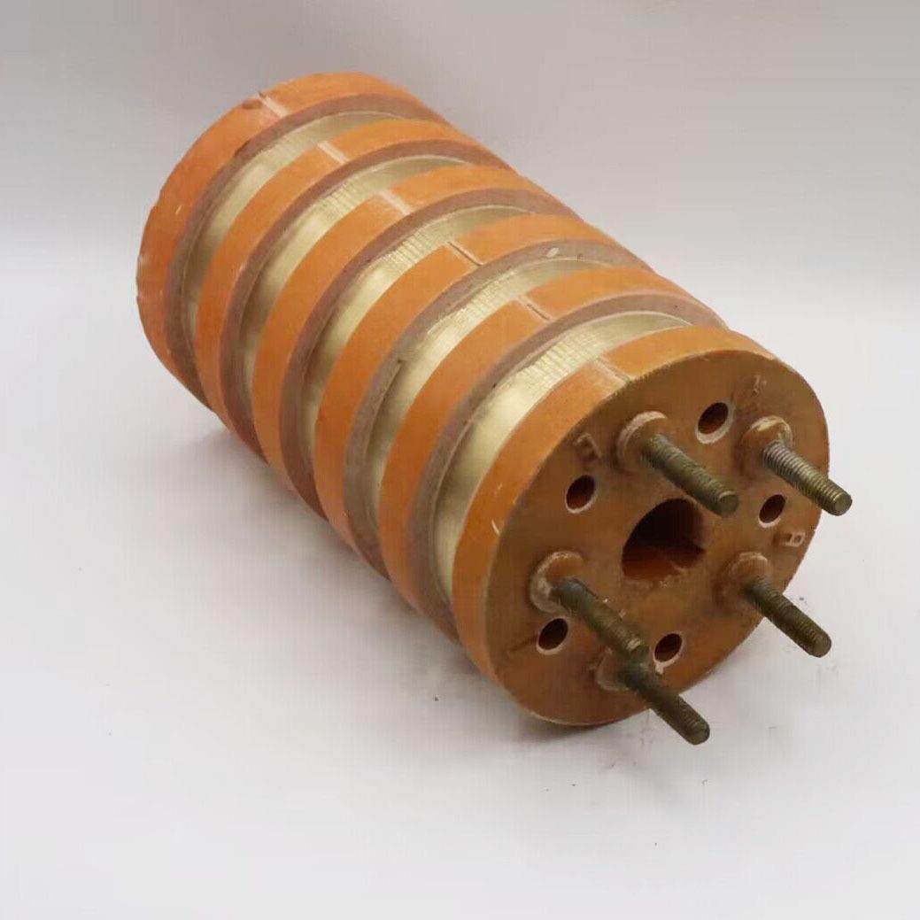 5路集电环铜环内径20外径88高143环宽15键槽6滑环通孔