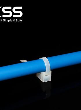 KS S固定锁式扎带 PMA-150 凯士士 螺丝固定座一体式 KSS尼龙扎带