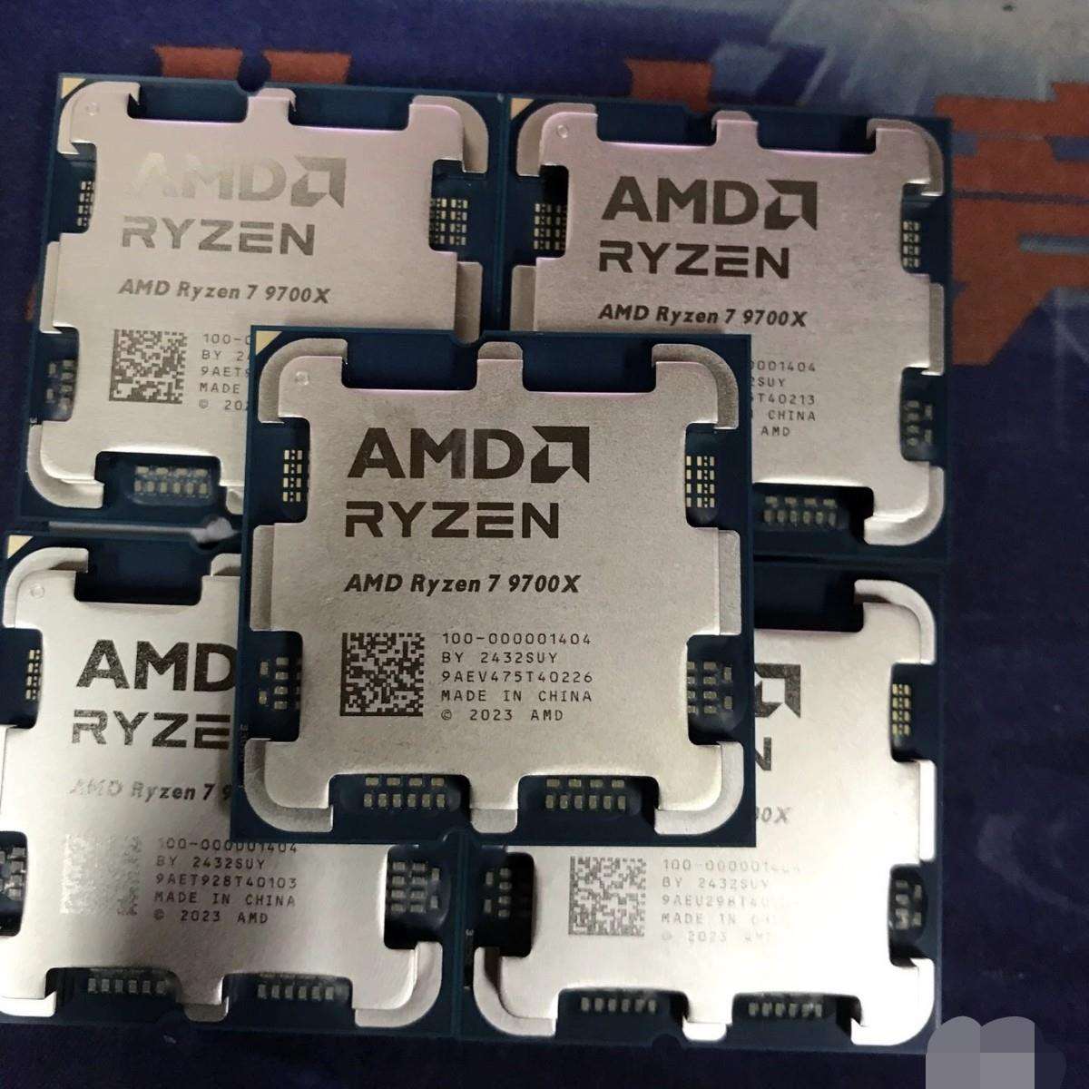 AMD锐龙7 9700X散片AM5 8核心16线程台式机电脑CPU处理器适用