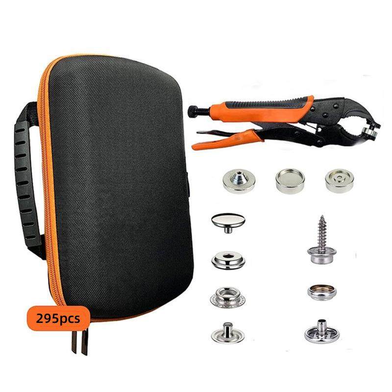 295件不锈钢螺丝大白扣按扣套装大力钳按扣工具套件安装打孔功能,鲜花速递/花卉仿真/绿植园艺,割草机/草坪机,淘宝优惠券,粉丝福利购,淘宝优惠卷