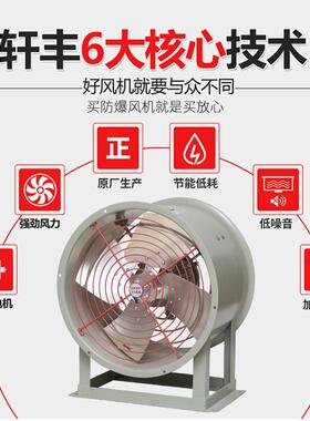厂家防爆轴流风机BT35-11-2.8固定式岗位式防爆排风扇中压风机