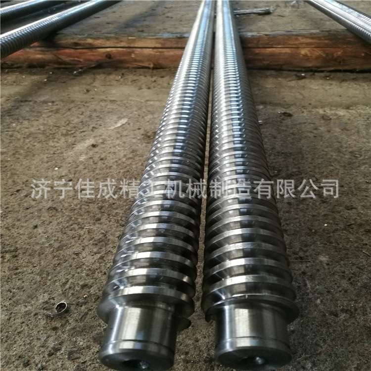 厂家直销梯形丝杆Tr40螺距6加工精密机床7级精度丝杆正反牙大螺距