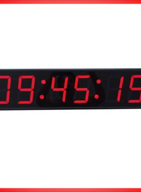 立显黄白紫色LED时间挂钟|NTP/POE电波|倒计时显示屏NTP同步数显