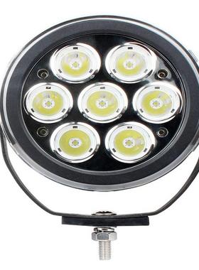 适用6英寸70W圆形LED驾驶灯 车载70led工作照明灯 货车灯