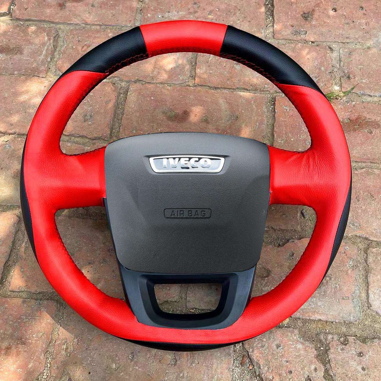 方向盘套手缝专用把套南京依维柯得意A35 宝迪A32 都灵V欧胜