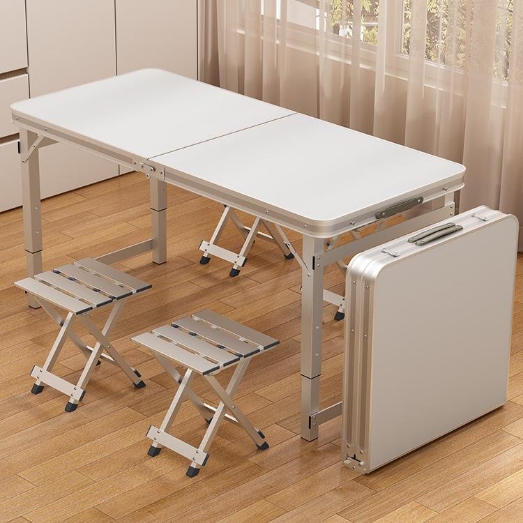 折叠桌子摆摊折叠户外便携式可升降开工桌子露营野餐夜市折叠jω