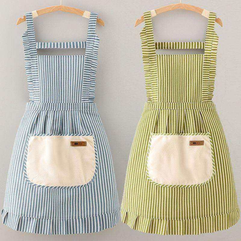 围裙家用厨房2024新款工作服女上班穿套袖头巾三件套做饭围腰透气,家庭/个人清洁工具,围裙套装,淘宝优惠券,粉丝福利购,淘宝优惠卷