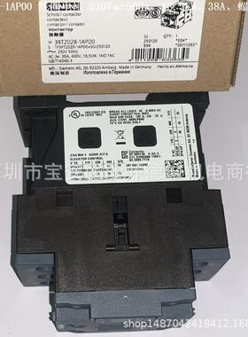 3RT2028-1AV04 接触器 线圈电压 400Vac、18.5kW、38A、螺栓型