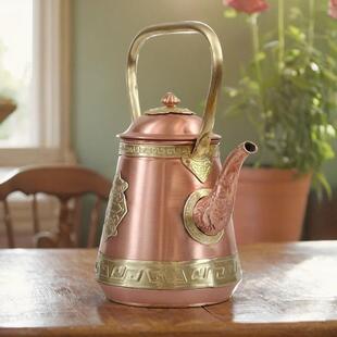 蒙古奶茶壶内蒙古草原风情手工烧水壶热水壶蒙餐茶壶锅茶壶