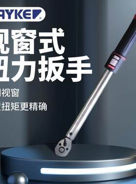 SAYKE视窗式S0扭力扳手量程12-3000N.m预置指针扭力可调扭矩扳手