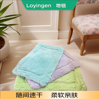 浴室垫吸水防滑柔软家用地垫高端宠物垫入户垫50*80cm长方形