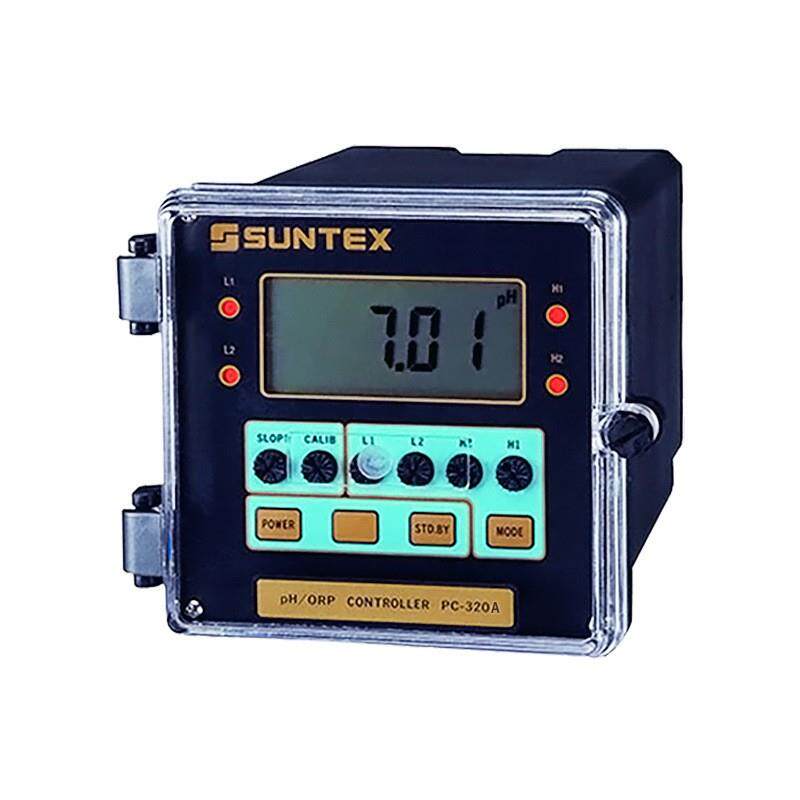 SUNTEX在线PH计PC-320A水质监测ORP仪表工业PH/ORP变送器酸碱度计