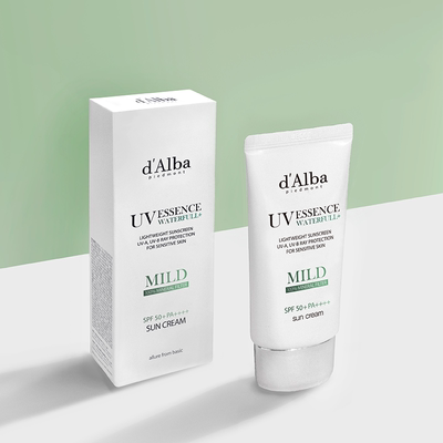 d‘Alba 黛尔珀韩国白松露清透物理防晒霜小敏伞通勤水润清爽50ml