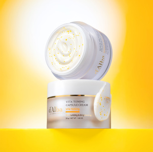 提亮肌肤 保湿 黛尔珀白松露维他焕彩胶囊面霜 55g Alba