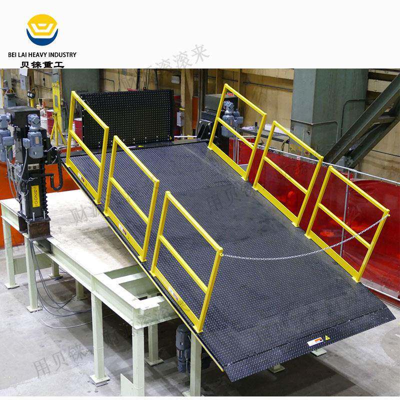 码头升降可倾斜装卸货平台可调高度货柜登车桥厂房月台卸车升降机