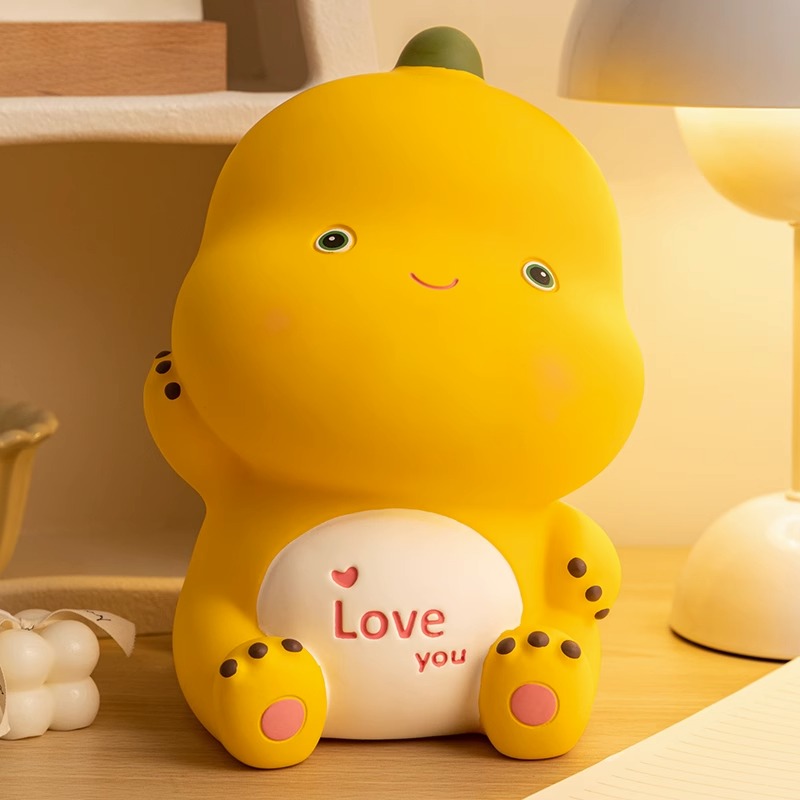 网红小奶龙存钱罐202q3年新款儿童男女孩摔不烂存钱筒可存可取零