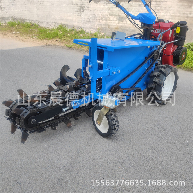 柴油手扶挖沟机 路边管道链条开沟农用小型开槽机,农机/农具/农膜,耕种机械/微耕机/开沟机,淘宝优惠券,粉丝福利购,淘宝优惠卷