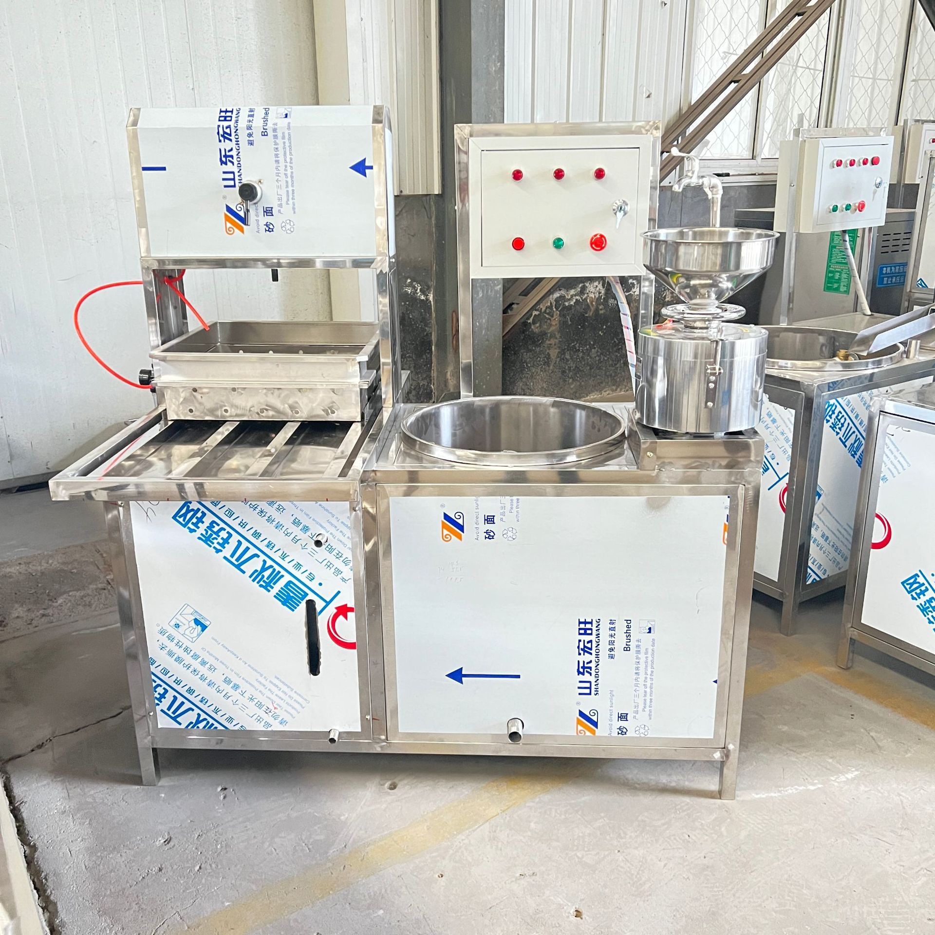 全自动豆腐机380v电压 多功能豆腐成型机 盛隆豆制品机械