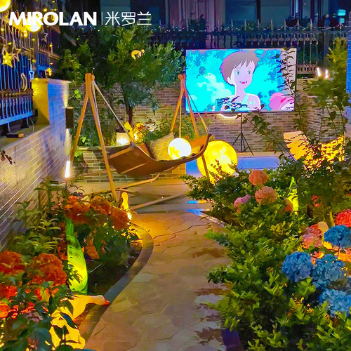 太阳能花园布置庭院灯户外v灯小院装饰别墅落地灯动物灯园林景观