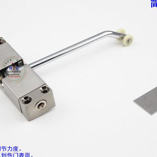 家用缓冲闭门器隐形门简易迷你弹簧自动关门器不定位可调节