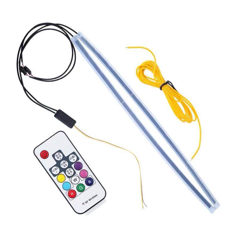 改装日行灯LED七彩流光转向灯超薄导光条遥控流水跑马泪眼灯通用,电子元器件市场,其它元器件,淘宝优惠券,粉丝福利购,淘宝优惠卷