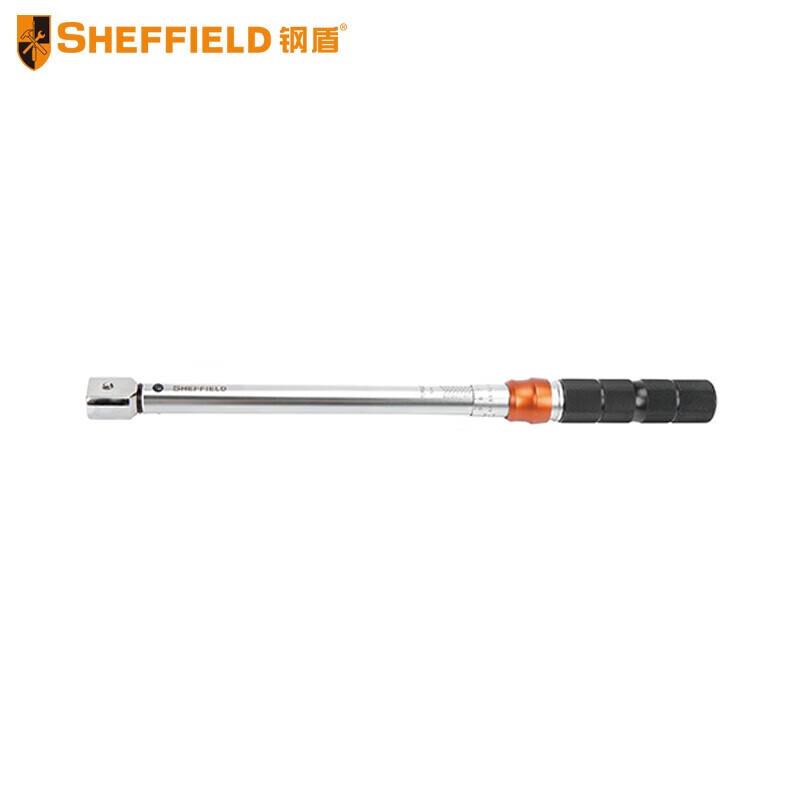 钢盾S016459 9x12mm专业级可调式换头扭力扳手1-5N.m铬钼钢高精度