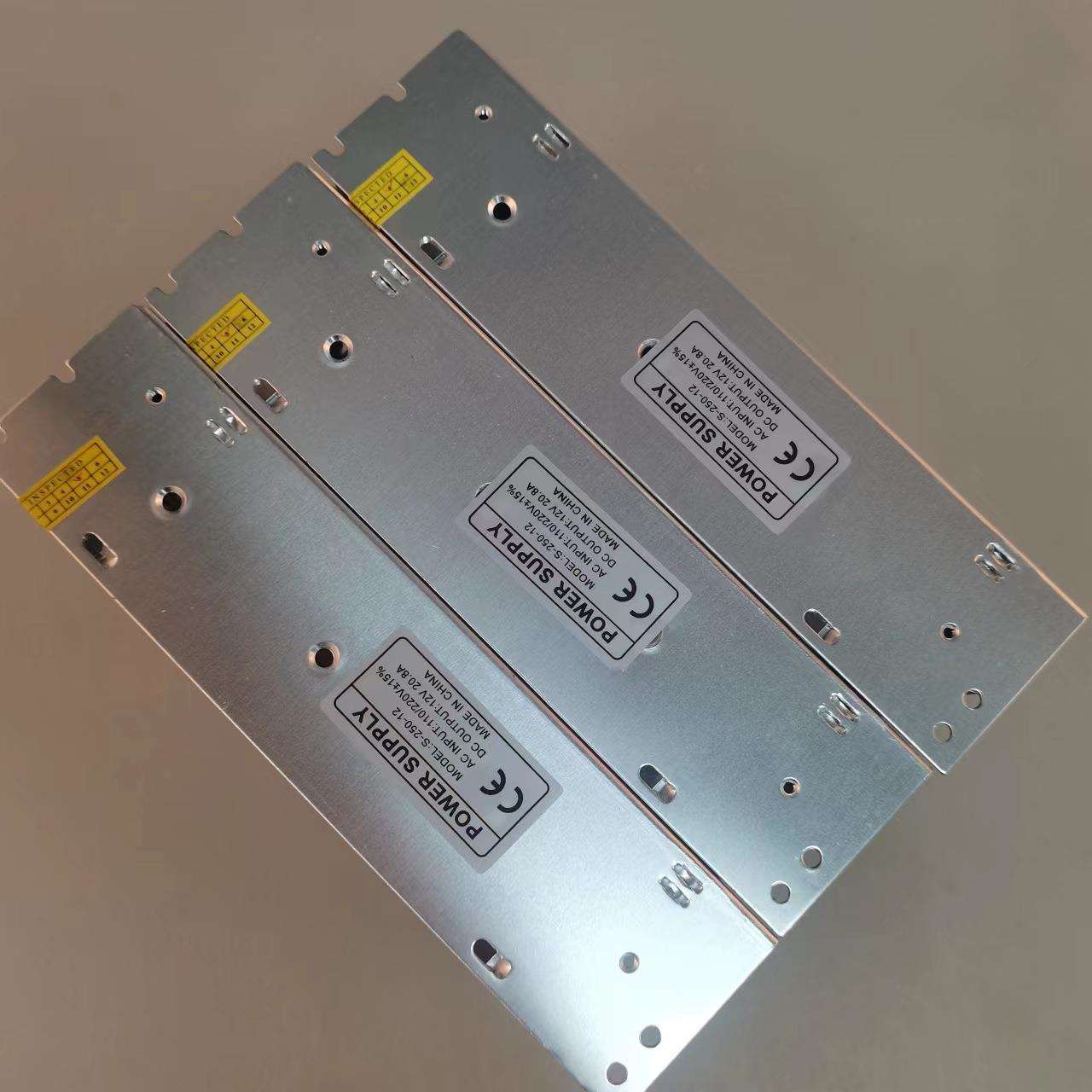 不防雨电源12v广告灯箱250w网壳开关电源