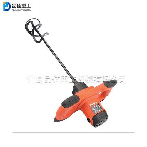 电动手持式水泥拌匀器 调速腻子粉泥灰化工搅拌器 不锈钢拌和机
