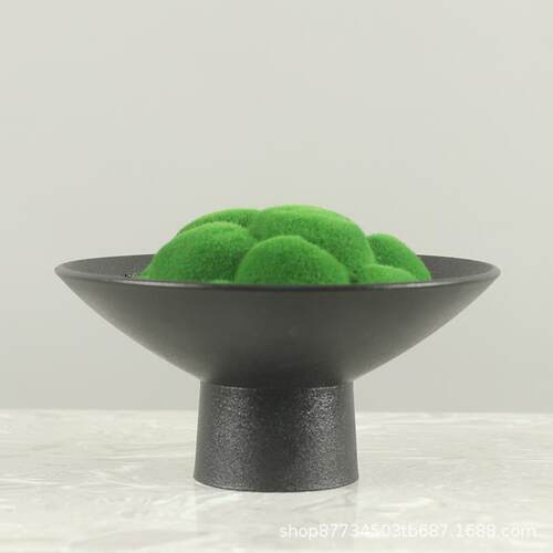 新中式日式仿真绿植青苔盆景软装书房茶室茶几客厅桌面洽谈桌摆件