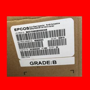 B43310-A9228-M000 2200uF/400V 电容 51.6 X 130, 螺栓型