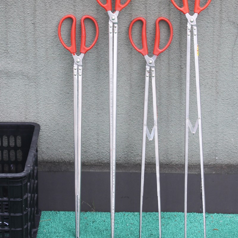 不锈钢垃圾拾物器加长家用市政环卫校园J卫生夹子赶海控鱼钳防错