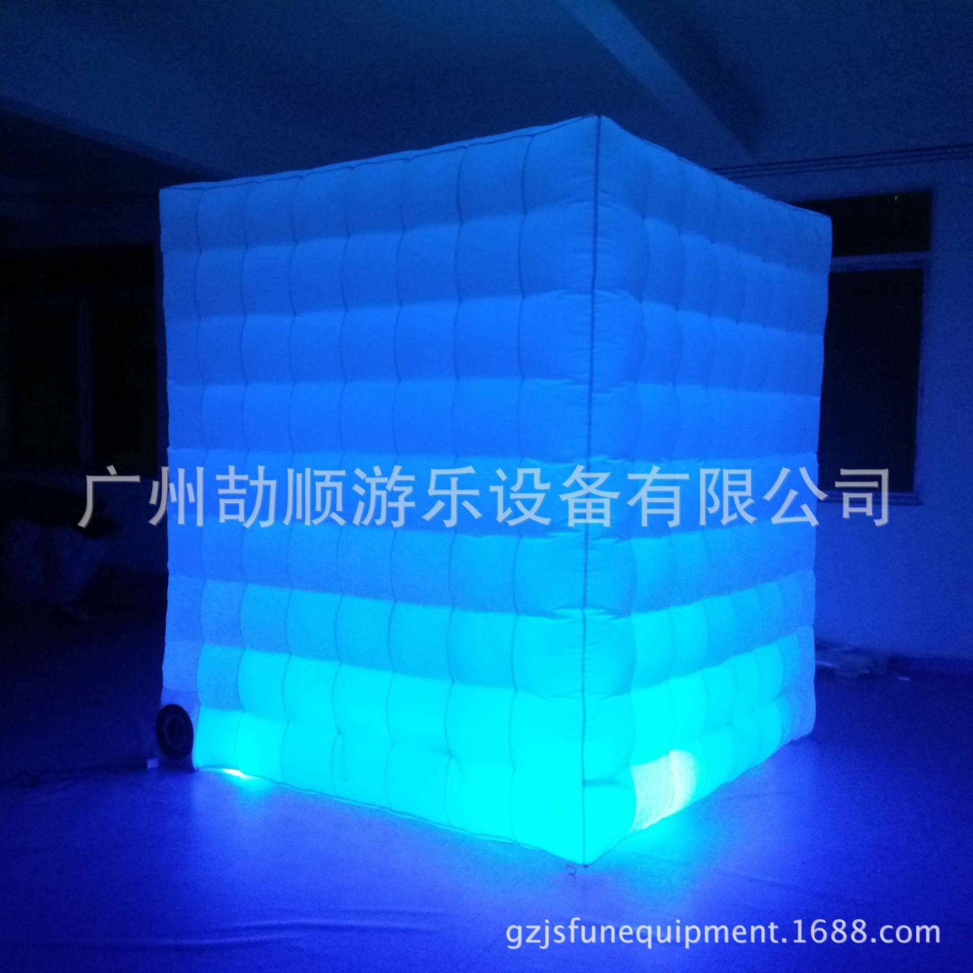 多颜色充气展位 Led充气帐篷 充气照相亭 户外广告帐篷轻便LED