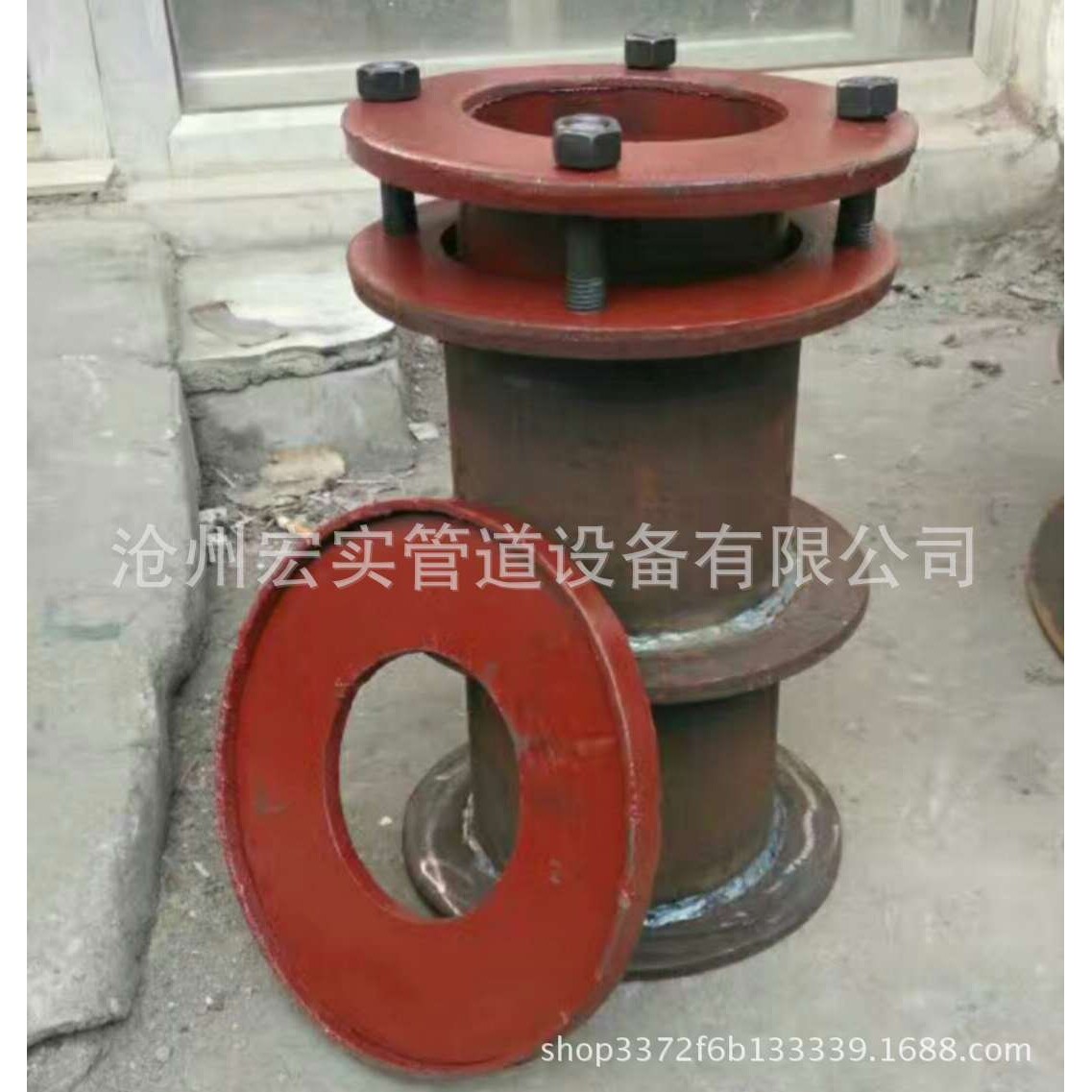 厂家现货供应钢制防水套管 柔性密闭防水套管 钢性防水热缩套管