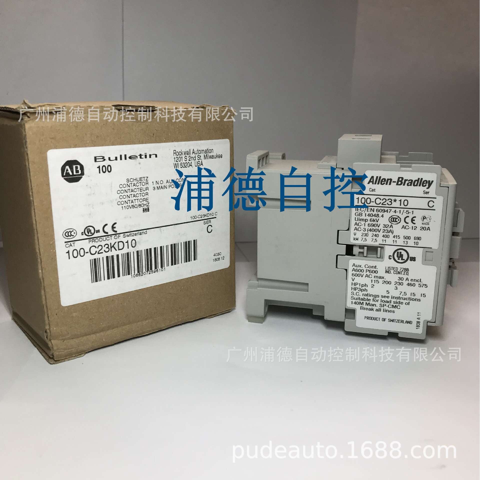 AB接触器100-C23EJ10,100-C23KD10,100-C23KF10,100-C23KJ10原装