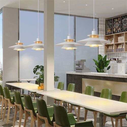 烧烤火锅店吊灯带射灯设计师北欧风丹麦PH餐饮飞碟餐厅灯吧台专用