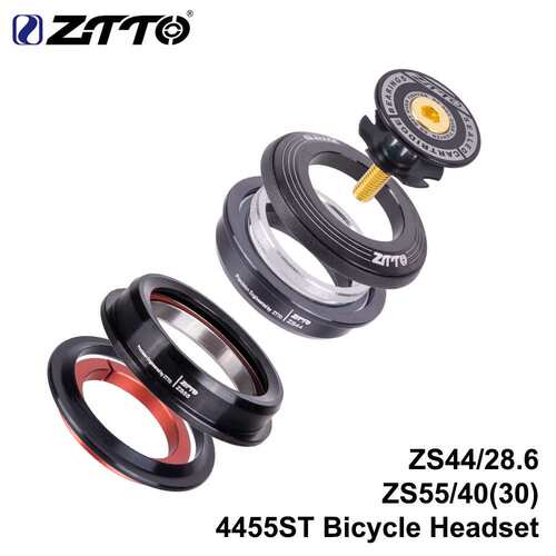 ZTTO山地车轴承锥形车头碗 44mm-55mm培林碗组适用锥管 直管前叉