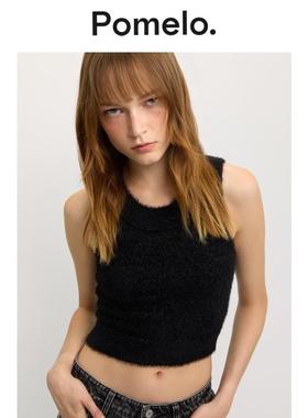 Pomelo 圆领背心 - 黑色