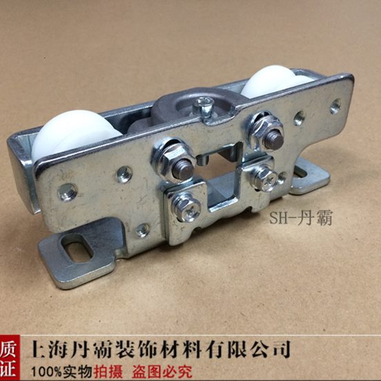 移动吊具吊玻璃门 霸丹  自动门感应门轨道滑轮架吊轮