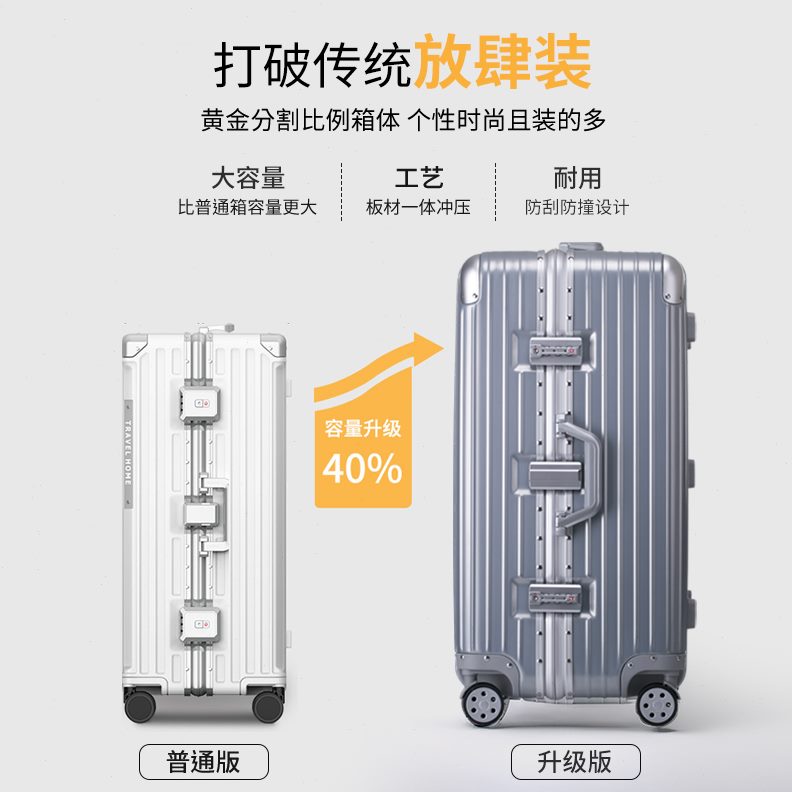 特大号结出国客行李箱大容量旅行3超大托运朗用耐36实4寸皮箱拉杆