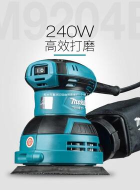 M9204B砂纸机5寸圆形盘式轨道砂光机家具打磨翻新抛光带吸尘其他